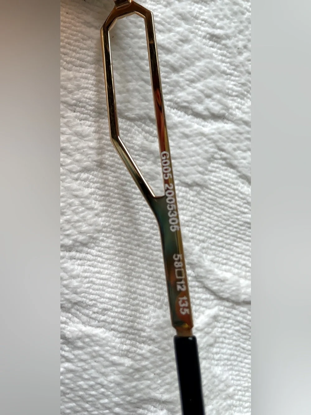 Alpina Genesis Project by Zucchelli brown gold flake pristine Frames 58-12-135